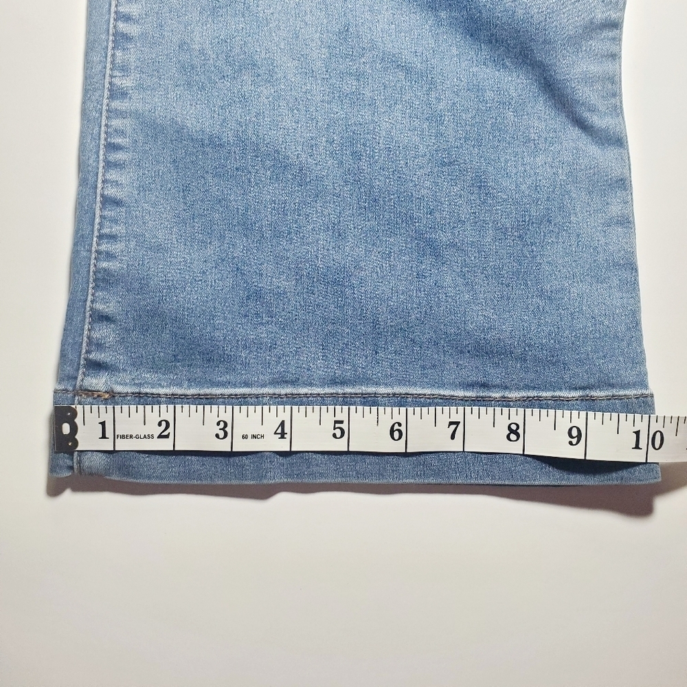 FREE PEOPLE Mid-Rise Flare Stretch Denim Jeans Size 27 Stevie Wash - Picture 10 of 13